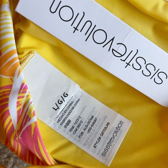 SISSTREVOLUTION  Bandeau Bikini Top Size L - Picture 5 of 6